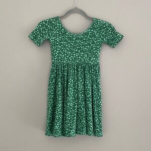 Alice & Ames size 6 Green Floral Kids Dress